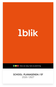 1blik School-planagenda | EF (standaard)