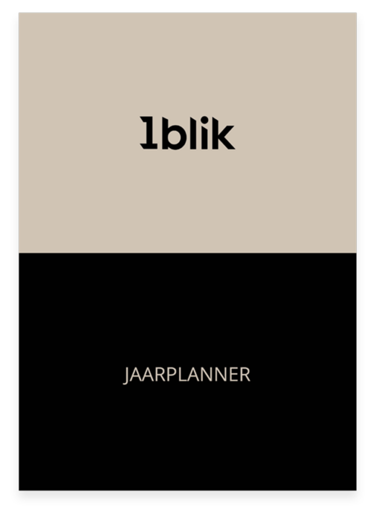1blik Jaarplanner