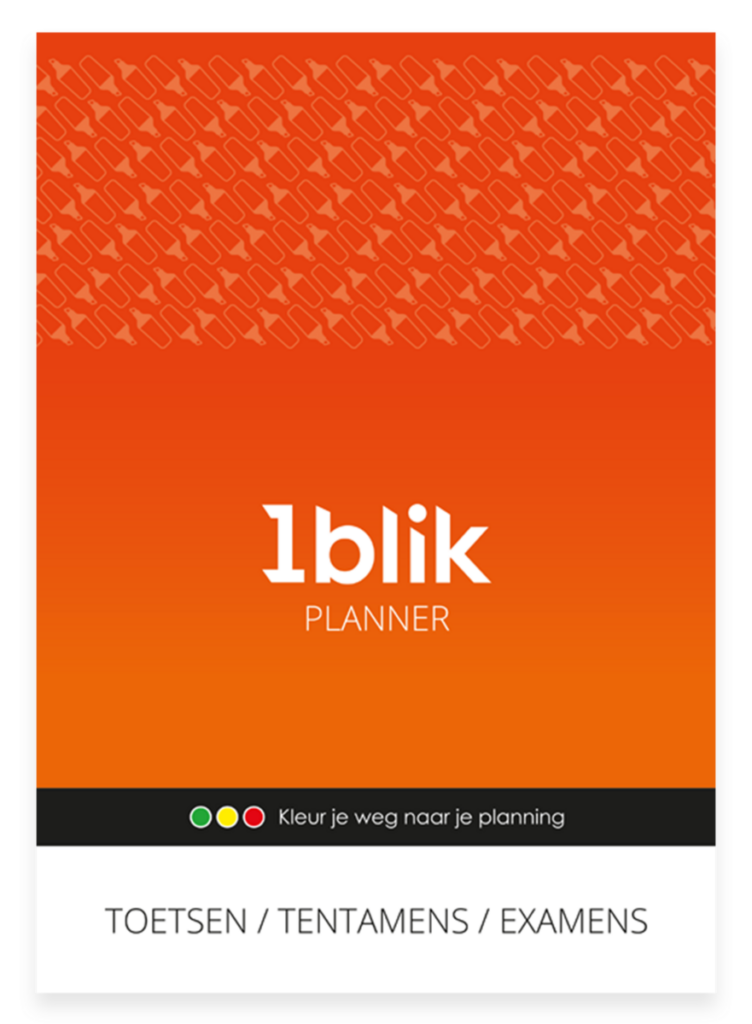 1blik Planner Toetsen, tentamens of examens
